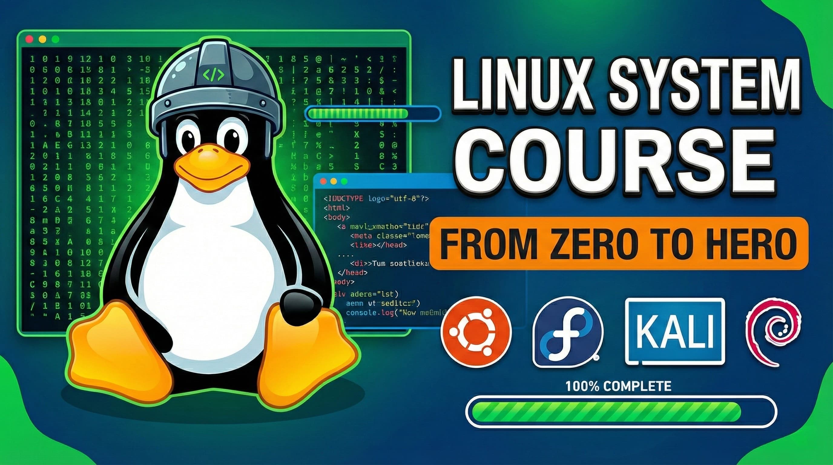 Free Linux course